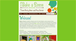 Desktop Screenshot of makeascenerentals.com